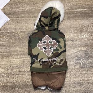 Puppy Angel KrissCross Padded Overall PA-JK069 small